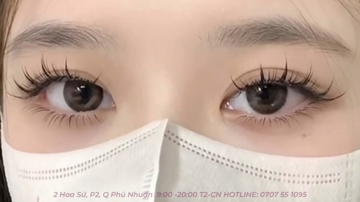 Nối mi mắt ướt