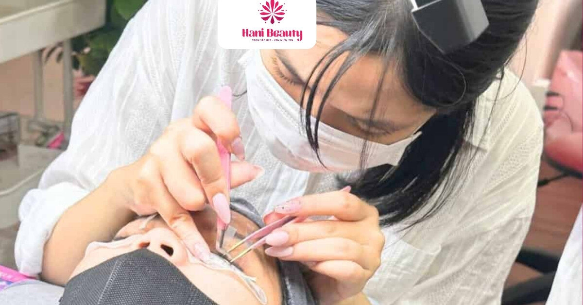 Dịch Vụ Nối Mi Chuyên Nghiệp Classic –Siêu Tốc Chỉ Sau 2h 12 Quy trình nối mi Classic chuyên nghiệp tại Hanibeauty.asia