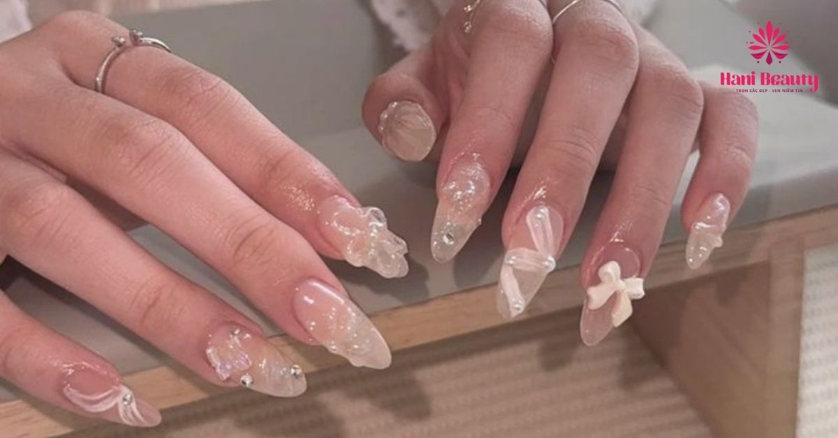 Dịch vụ Nail giá rẻ cho người dự tiệc tại Hani Beauty đảm bảo bộ móng an toàn, đẹp, bền
