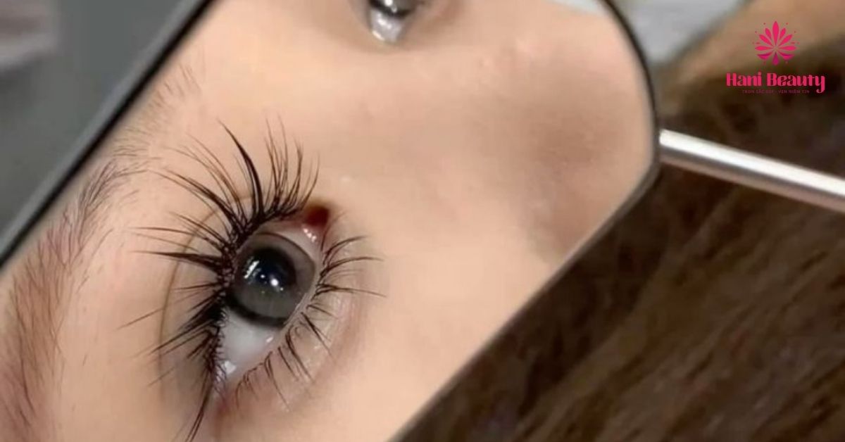 Khách hàng thích bắt trend có thể nối mi màu giúp đôi mắt nổi bần bật